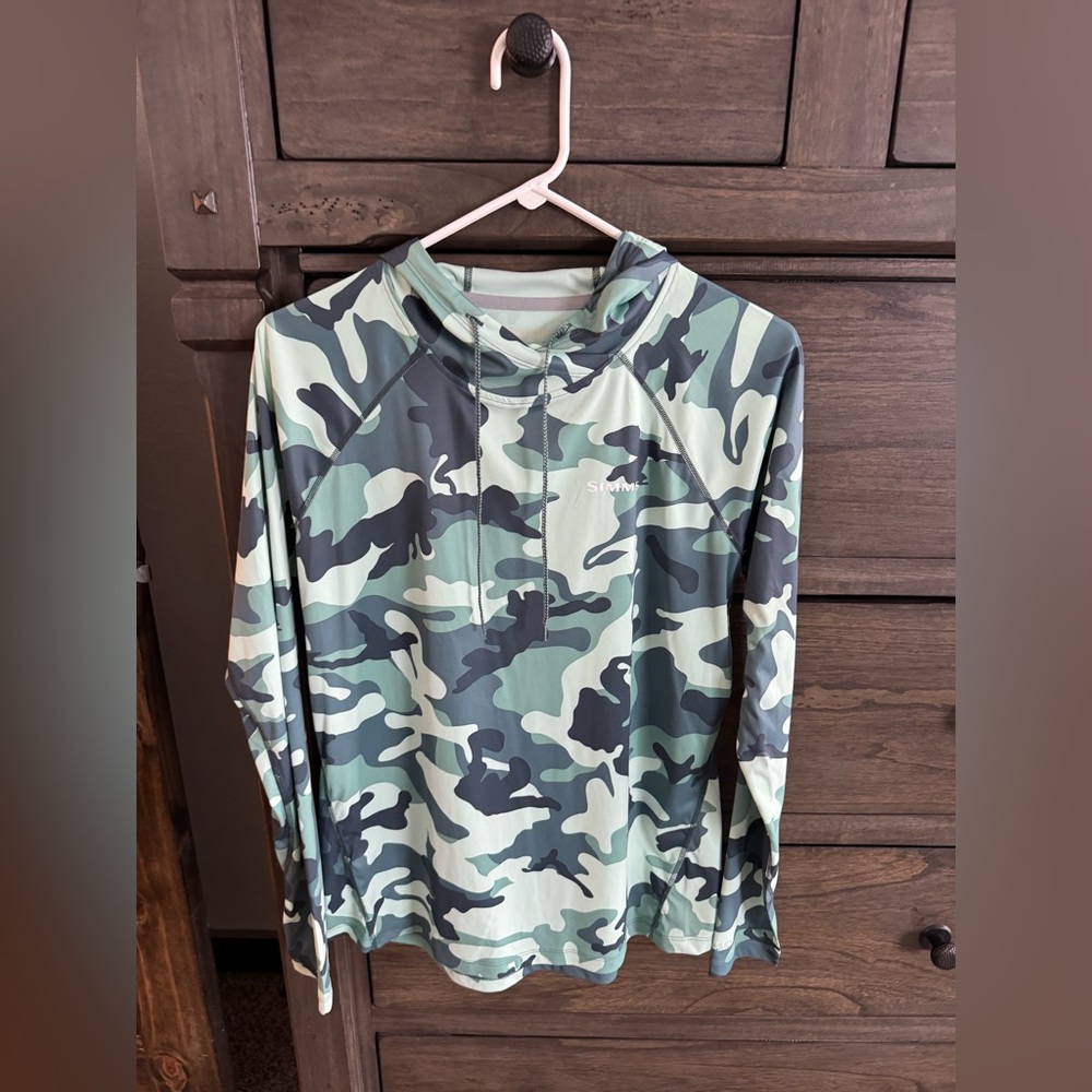 Simms Green and Gray Hoodie